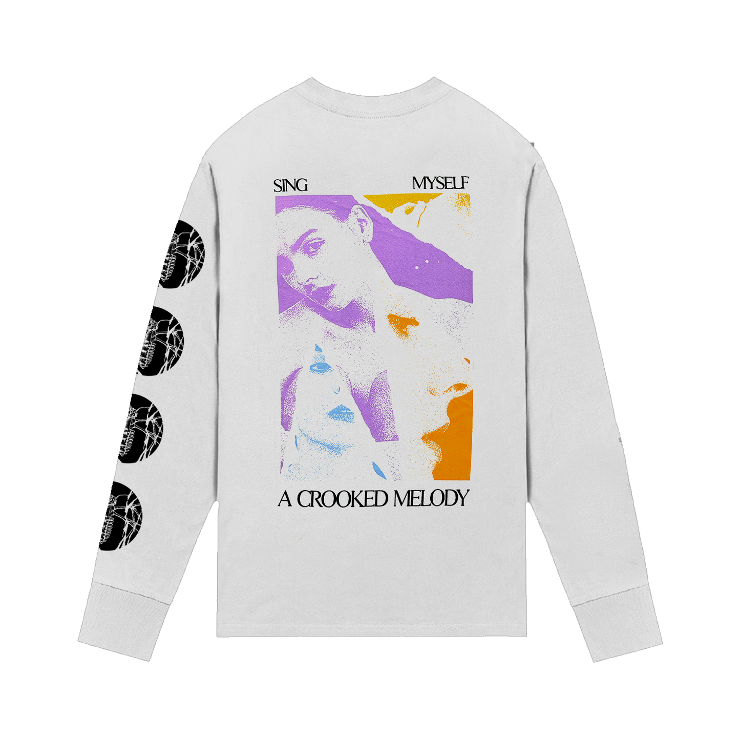 Crooked Melody Long Sleeve Tee (Yellow)