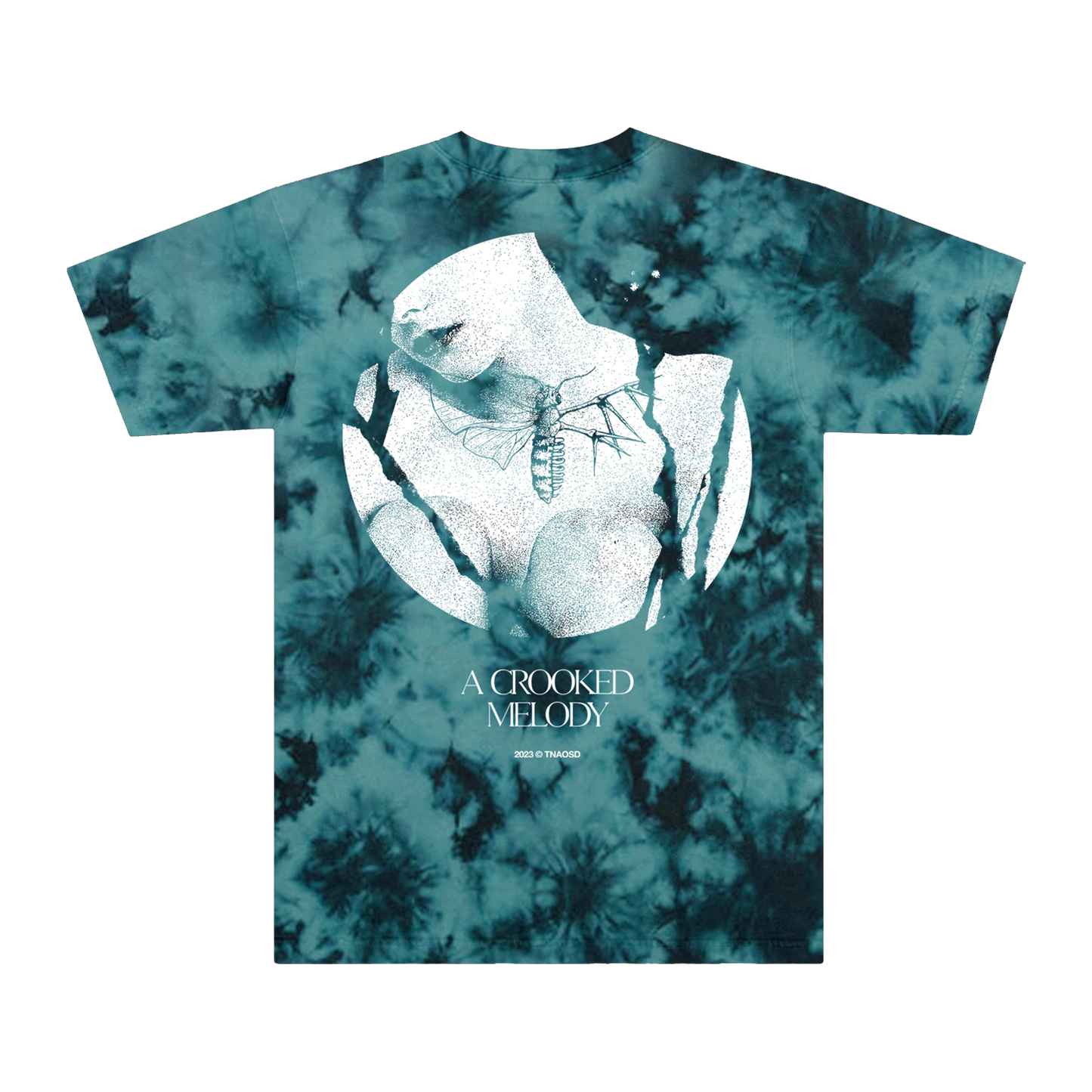 Crooked Melody Jade Tie Dye Tee