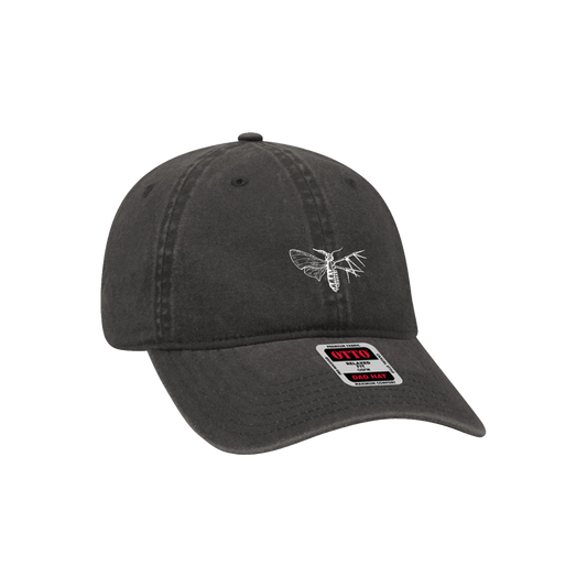 Pigment Dyed Dad Hat (Black)
